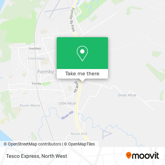 Tesco Express map