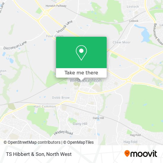 TS Hibbert & Son map