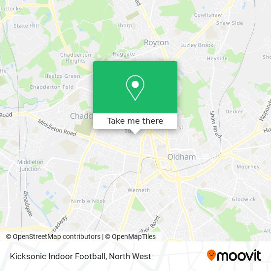 Kicksonic Indoor Football map