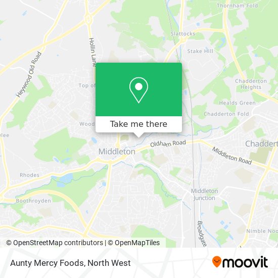 Aunty Mercy Foods map