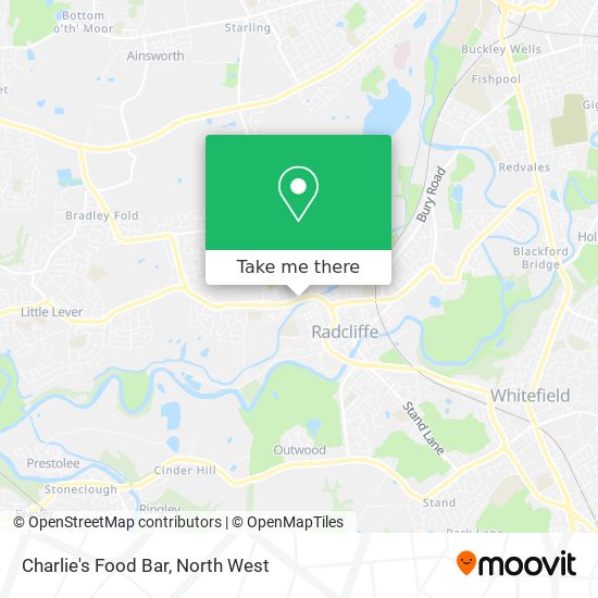 Charlie's Food Bar map