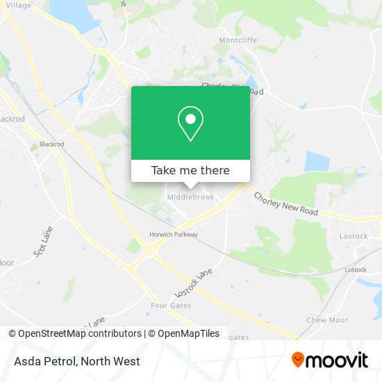 Asda Petrol map