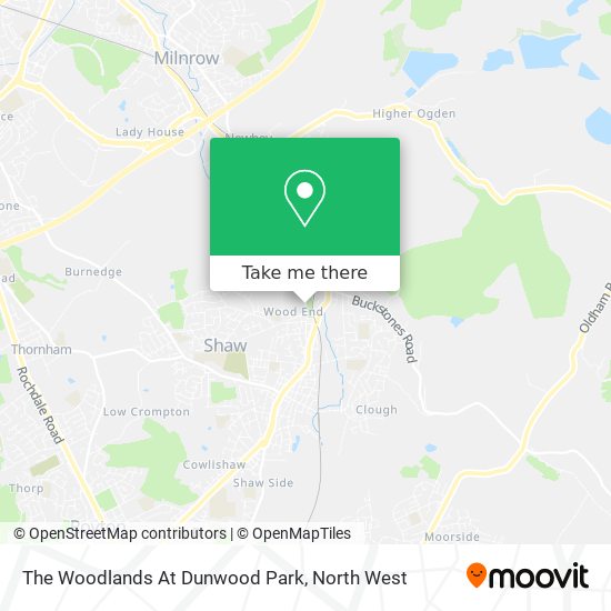 The Woodlands At Dunwood Park map