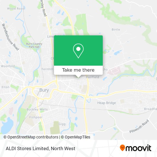 ALDI Stores Limited map