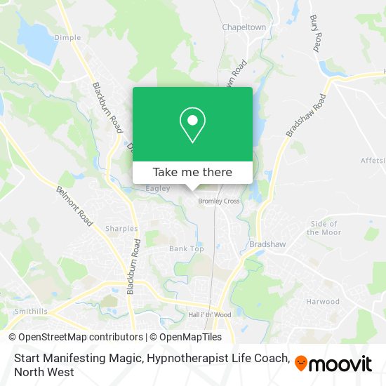 Start Manifesting Magic, Hypnotherapist Life Coach map