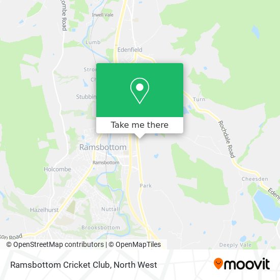 Ramsbottom Cricket Club map