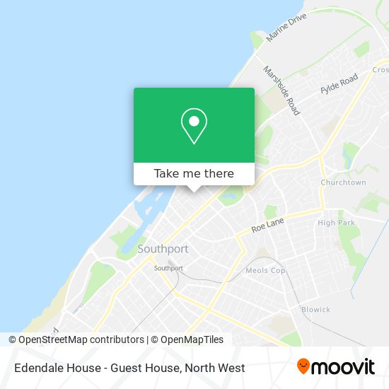 Edendale House - Guest House map