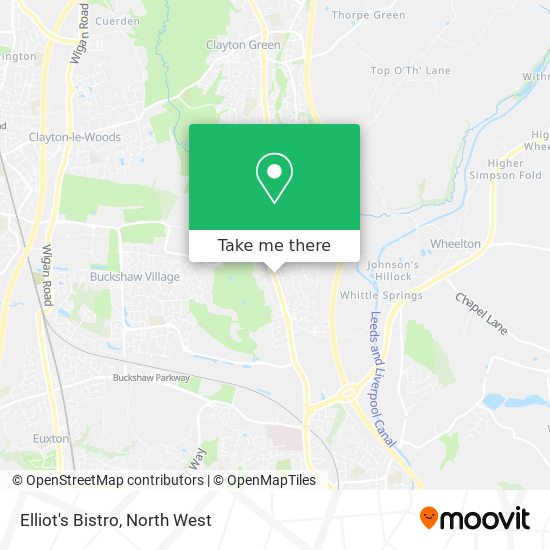 Elliot's Bistro map