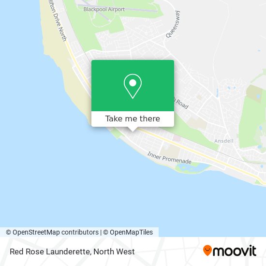 Red Rose Launderette map
