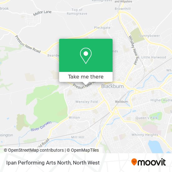 Ipan Performing Arts North map