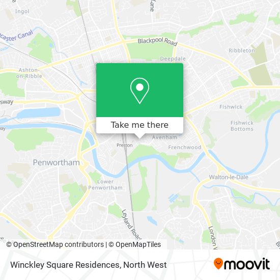 Winckley Square Residences map