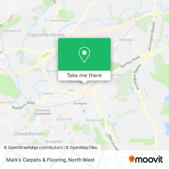 Mark's Carpets & Flooring map