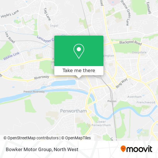 Bowker Motor Group map