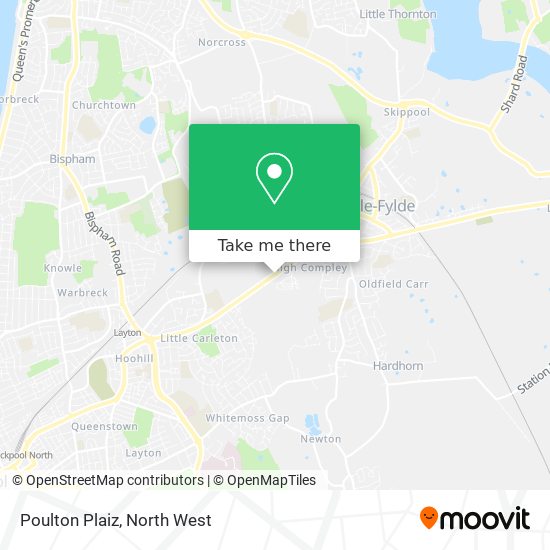 Poulton Plaiz map