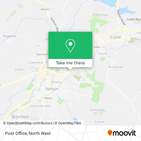 Post Office map