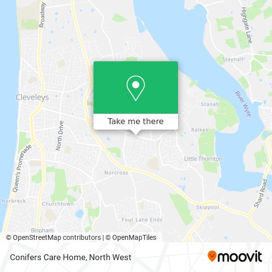 Conifers Care Home map