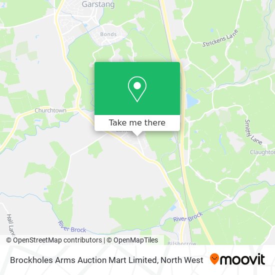 Brockholes Arms Auction Mart Limited map