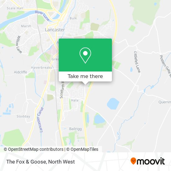 The Fox & Goose map