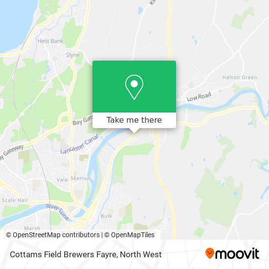 Cottams Field Brewers Fayre map
