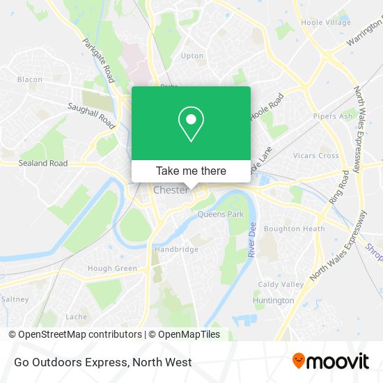 Go Outdoors Express map