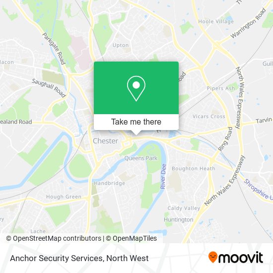 Anchor Security Services map
