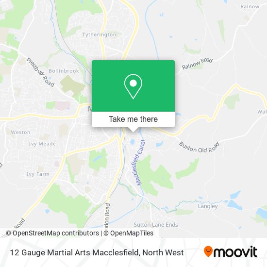12 Gauge Martial Arts Macclesfield map