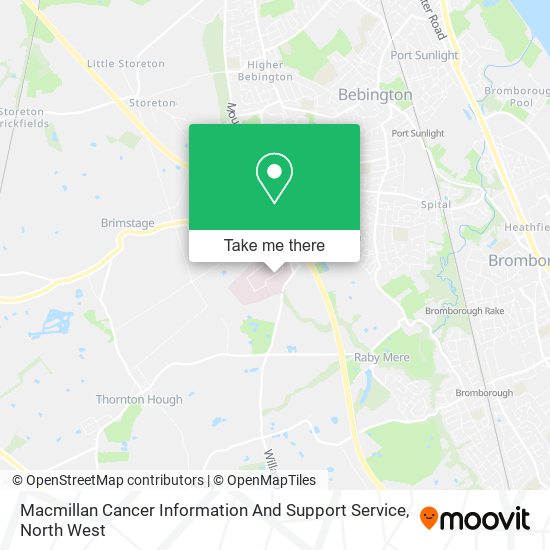 Macmillan Cancer Information And Support Service map