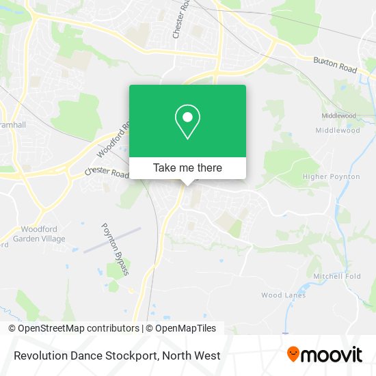 Revolution Dance Stockport map