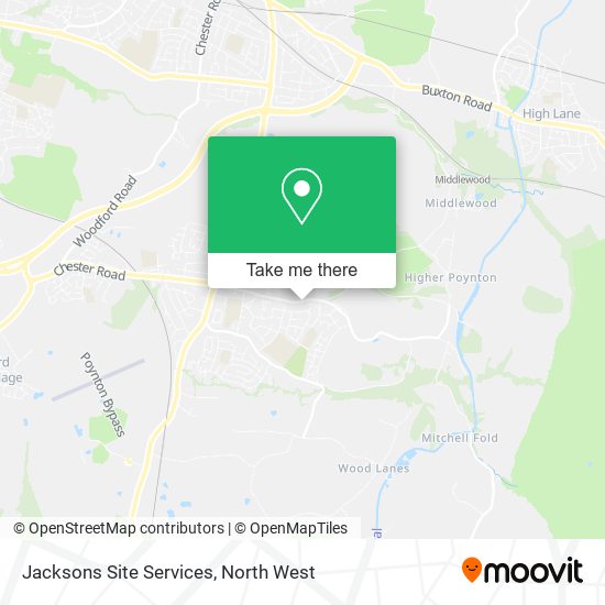Jacksons Site Services map