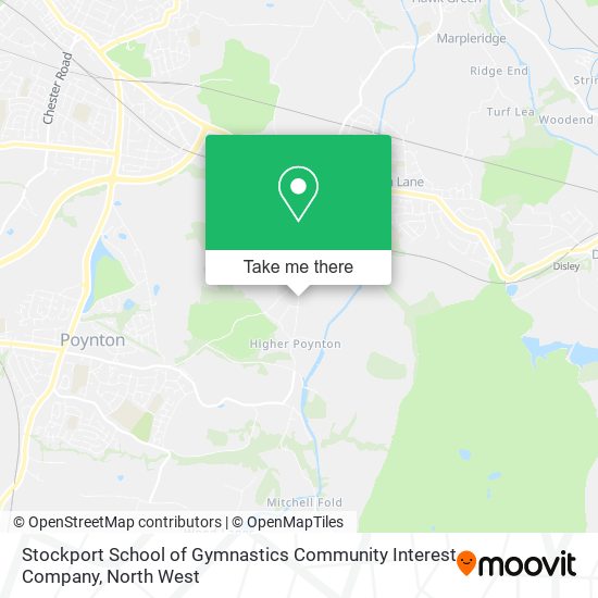 Stockport School of Gymnastics Community Interest Company map