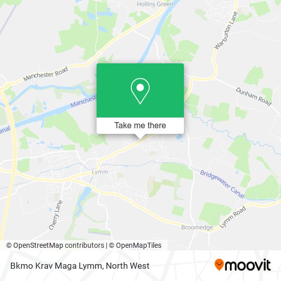 Bkmo Krav Maga Lymm map