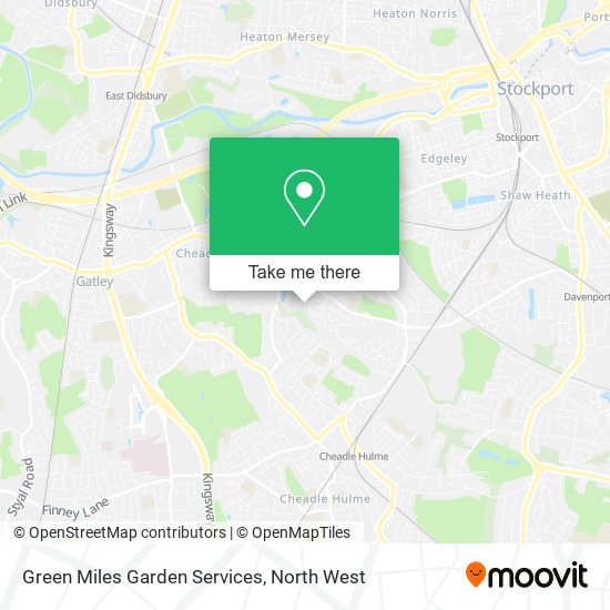 Green Miles Garden Services map