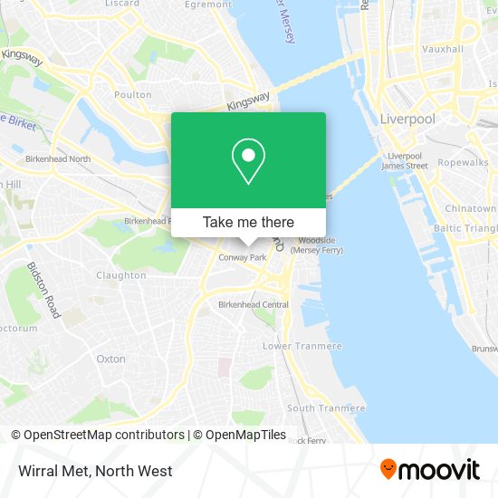 Wirral Met map
