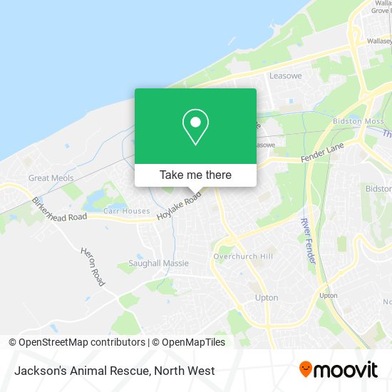 Jackson's Animal Rescue map