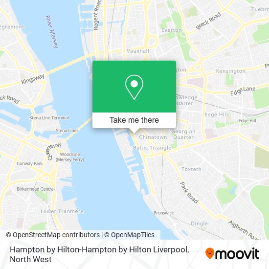 Hampton by Hilton-Hampton by Hilton Liverpool map