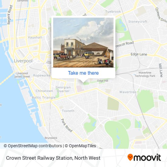 Crown Street Railway Station map