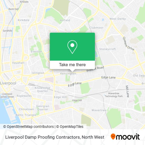 Liverpool Damp Proofing Contractors map