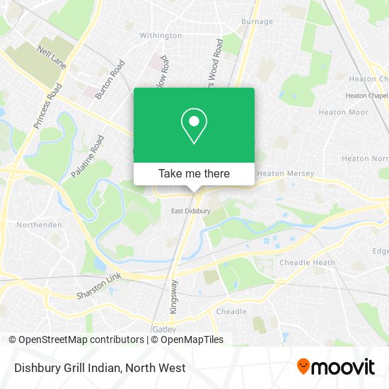 Dishbury Grill Indian map