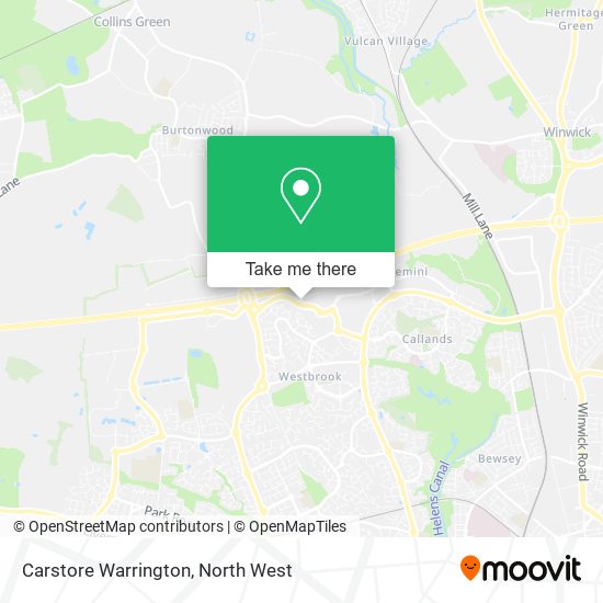 Carstore Warrington map