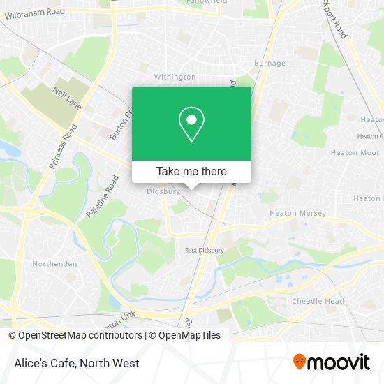 Alice's Cafe map