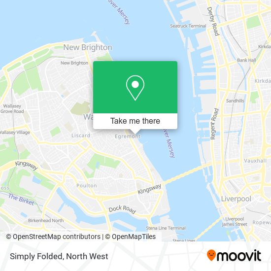 Simply Folded map