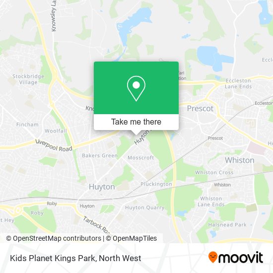 Kids Planet Kings Park map