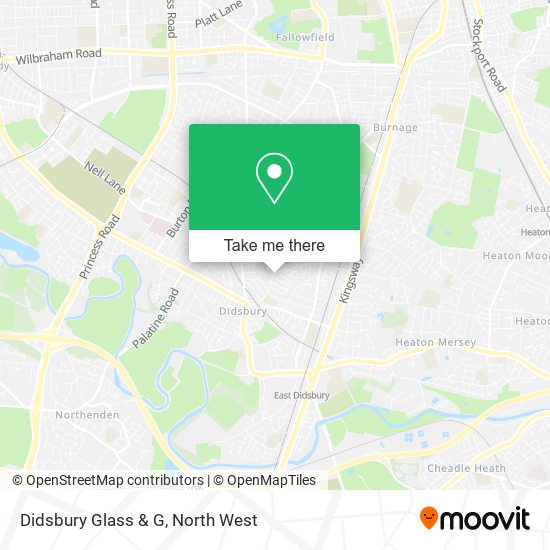 Didsbury Glass & G map