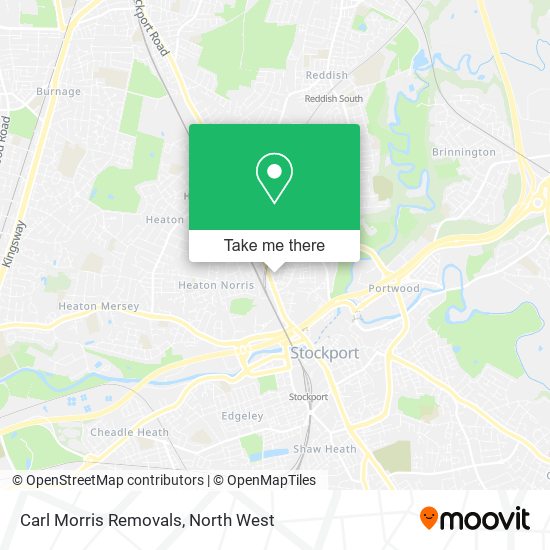 Carl Morris Removals map