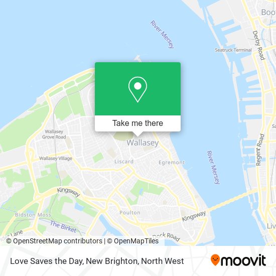 Love Saves the Day, New Brighton map