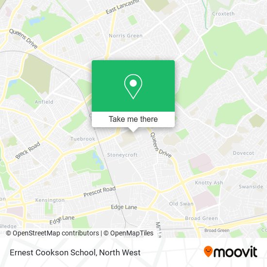 Ernest Cookson School map