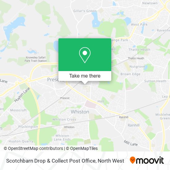 Scotchbarn Drop & Collect Post Office map