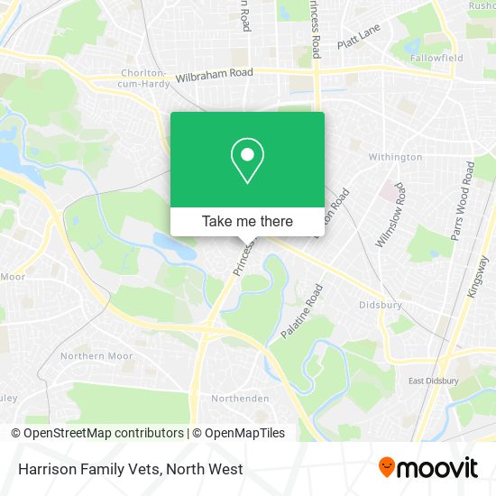 Harrison Family Vets map