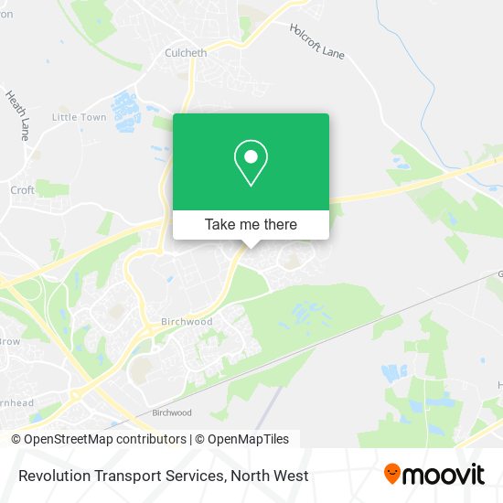 Revolution Transport Services map