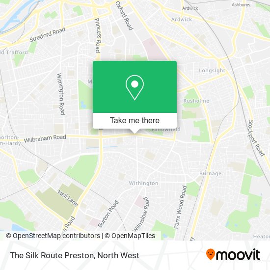 The Silk Route Preston map